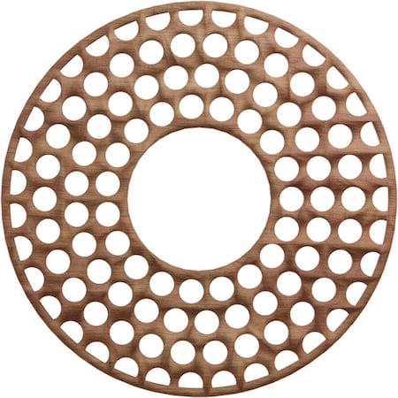 Ekena Millwork Fink Wood Fretwork Pierced Ceiling Medallion, Walnut, 20"OD x 7 1/4"ID x 3/8"T CMWP20X20X0375FFWA